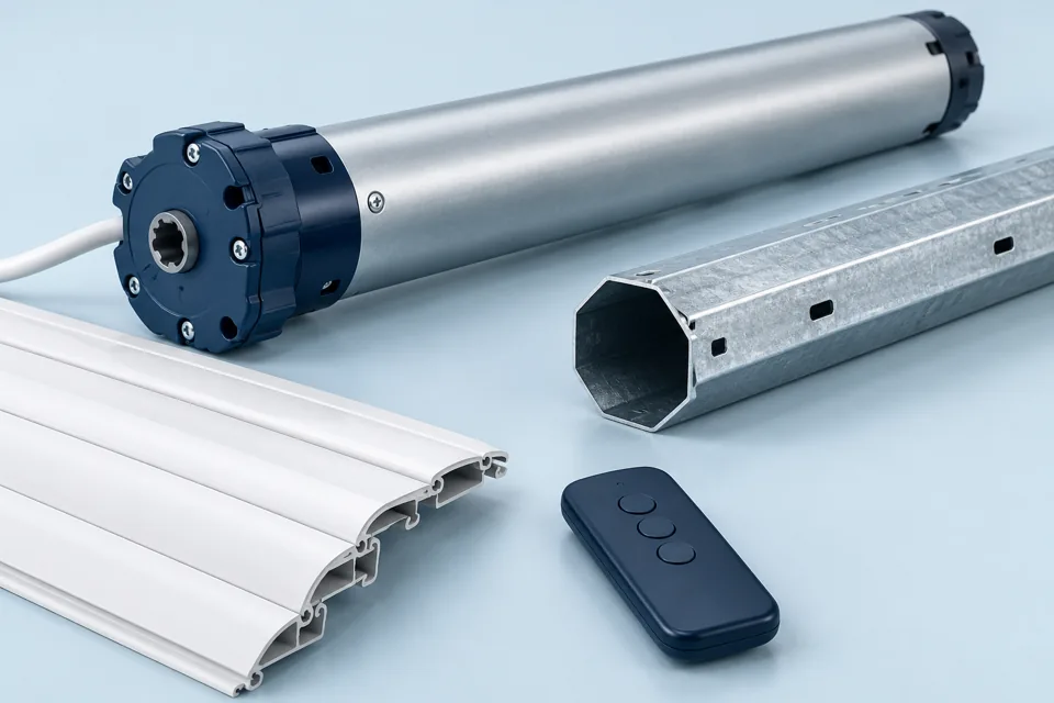 Présentation illustrative d’un moteur tubulaire, d’un axe et d’une commande