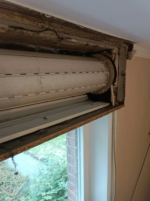 Détail du tablier et du volume d’enroulement